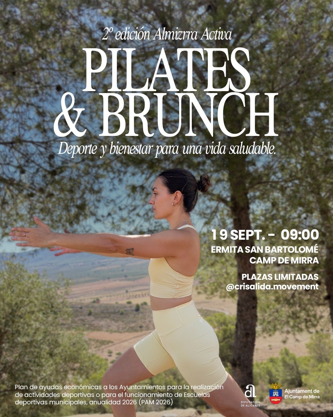 EVENTO Pilates & Brunch - Camp de Mirra — evento de Crisálida Movement